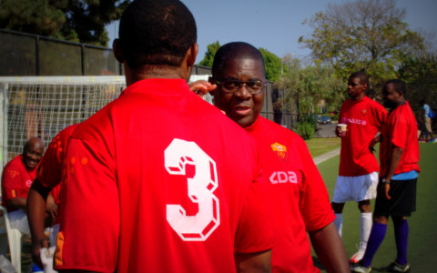 Congolese community in LA gathers every week for playing soccer